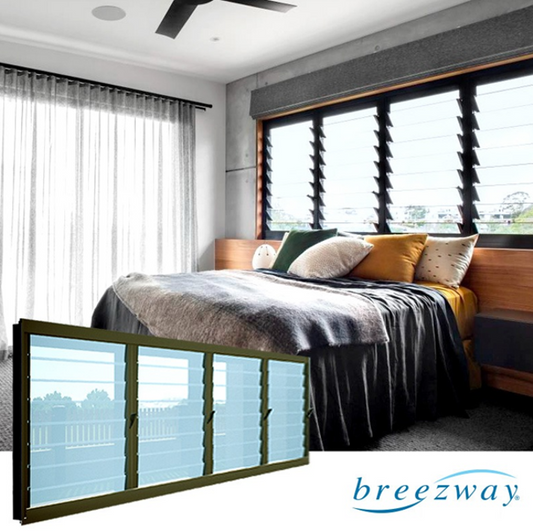 Easyscreen Window System 4 Bay of 152mm x 8 Blades